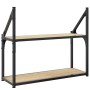 Estantería de pared madera ingeniería roble Sonoma 60x21x51 cm de , Estantes y estanterías - Ref: Foro24-835460, Precio: 29,3...