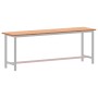 Tablero de escritorio madera maciza de haya 220x55x2,5 cm de , Tableros para mesas - Ref: Foro24-356098, Precio: 176,94 €, De...