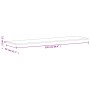 Tablero de escritorio madera maciza de haya 220x55x2,5 cm de , Tableros para mesas - Ref: Foro24-356098, Precio: 176,94 €, De...