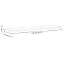 Tablero de escritorio madera maciza de haya 220x55x2,5 cm de , Tableros para mesas - Ref: Foro24-356098, Precio: 147,08 €, De...