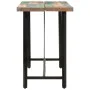 Mesa alta de hierro y madera maciza reciclada 150x70x107 cm de , Mesas de cocina y de comedor - Ref: Foro24-356374, Precio: 2...