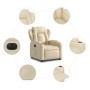 Sillón eléctrico reclinable elevable de tela color crema en Sillones | Comprar online en Foru.es