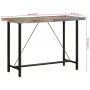 Mesa alta de hierro y madera maciza reciclada 150x70x107 cm de , Mesas de cocina y de comedor - Ref: Foro24-356374, Precio: 2...