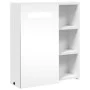 Mueble de baño con espejo y luz LED blanco 45x13x52 cm de , Tocadores de baño - Ref: Foro24-357965, Precio: 76,67 €, Descuent...