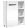 Mueble de baño con espejo y luz LED blanco 45x13x52 cm de , Tocadores de baño - Ref: Foro24-357965, Precio: 76,67 €, Descuent...