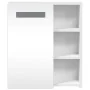 Mueble de baño con espejo y luz LED blanco 45x13x52 cm de , Tocadores de baño - Ref: Foro24-357965, Precio: 76,67 €, Descuent...