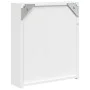 Mueble de baño con espejo y luz LED blanco 45x13x52 cm de , Tocadores de baño - Ref: Foro24-357965, Precio: 76,67 €, Descuent...