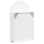 Mueble de baño con espejo arqueado y luz LED blanco 42x13x70 cm de , Tocadores de baño - Ref: Foro24-357973, Precio: 100,72 €...