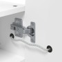 Mueble de baño con espejo arqueado y luz LED blanco 42x13x70 cm de , Tocadores de baño - Ref: Foro24-357973, Precio: 100,72 €...