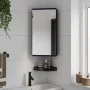 Mueble de baño de esquina con espejo gris 30x24x60 cm de , Tocadores de baño - Ref: Foro24-357978, Precio: 122,39 €, Descuent...