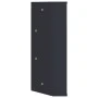 Mueble de baño de esquina con espejo gris 30x24x60 cm de , Tocadores de baño - Ref: Foro24-357978, Precio: 122,39 €, Descuent...