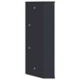 Mueble de baño de esquina con espejo gris 30x24x60 cm de , Tocadores de baño - Ref: Foro24-357978, Precio: 125,28 €, Descuent...