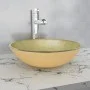 Golden tempered glass sink 42 cm by vidaXL, Sinks - Ref: Foro24-142233, Price: 53,76 €, Discount: %