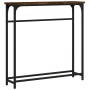 Mesa consola madera de ingeniería roble ahumado 75x19,5x75 cm de , Mesas auxiliares - Ref: Foro24-834137, Precio: 33,19 €, De...