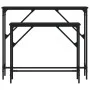 Mesas consolas 2 unidades madera de ingeniería negra de , Mesas auxiliares - Ref: Foro24-834140, Precio: 54,75 €, Descuento: %