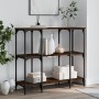 Mesa consola madera de ingeniería marrón roble 102x35x90 cm de , Mesas auxiliares - Ref: Foro24-834149, Precio: 65,17 €, Desc...