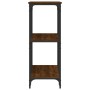 Mesa consola madera de ingeniería marrón roble 102x35x90 cm de , Mesas auxiliares - Ref: Foro24-834149, Precio: 65,17 €, Desc...