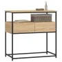Sonoma oak engineered wood console table 75x40x75 cm by , Side tables - Ref: Foro24-834156, Price: 69,50 €, Discount: %