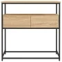 Sonoma oak engineered wood console table 75x40x75 cm by , Side tables - Ref: Foro24-834156, Price: 69,50 €, Discount: %
