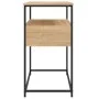 Sonoma oak engineered wood console table 75x40x75 cm by , Side tables - Ref: Foro24-834156, Price: 69,50 €, Discount: %