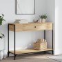 Mesa consola madera de ingeniería roble Sonoma 100x34,5x75 cm de , Mesas auxiliares - Ref: Foro24-834161, Precio: 66,20 €, De...