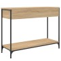 Mesa consola madera de ingeniería roble Sonoma 100x34,5x75 cm de , Mesas auxiliares - Ref: Foro24-834161, Precio: 66,20 €, De...
