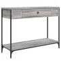 Sonoma gray engineered wood console table 100x34.5x75 cm by , Side tables - Ref: Foro24-834163, Price: 68,81 €, Discount: %