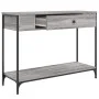 Sonoma gray engineered wood console table 100x34.5x75 cm by , Side tables - Ref: Foro24-834163, Price: 68,81 €, Discount: %
