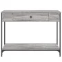 Sonoma gray engineered wood console table 100x34.5x75 cm by , Side tables - Ref: Foro24-834163, Price: 68,81 €, Discount: %