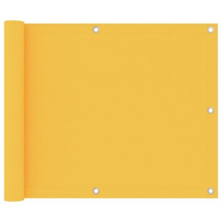 Toldo para balcón tela oxford amarillo 75x400 cm de vidaXL, Sombrillas - Ref: Foro24-135021, Precio: 24,21 €, Descuento: %