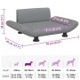 Cama para perros de tela gris claro 70x45x28 cm en Camas para perros | Comprar online en Foru.es