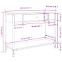Mesa consola madera de ingeniería gris Sonoma 100x34,5x75 cm de , Mesas auxiliares - Ref: Foro24-834163, Precio: 69,79 €, Des...
