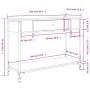Sonoma gray engineered wood console table 100x34.5x75 cm by , Side tables - Ref: Foro24-834163, Price: 68,81 €, Discount: %