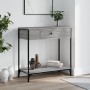 Mesa consola madera de ingeniería gris Sonoma 75x34,5x75 cm de , Mesas auxiliares - Ref: Foro24-834168, Precio: 60,86 €, Desc...