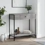 Sonoma gray engineered wood console table 75x34.5x75 cm by , Side tables - Ref: Foro24-834168, Price: 59,83 €, Discount: %
