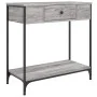 Mesa consola madera de ingeniería gris Sonoma 75x34,5x75 cm de , Mesas auxiliares - Ref: Foro24-834168, Precio: 59,83 €, Desc...
