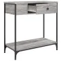 Mesa consola madera de ingeniería gris Sonoma 75x34,5x75 cm de , Mesas auxiliares - Ref: Foro24-834168, Precio: 59,83 €, Desc...