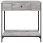 Mesa consola madera de ingeniería gris Sonoma 75x34,5x75 cm de , Mesas auxiliares - Ref: Foro24-834168, Precio: 59,83 €, Desc...