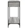 Mesa consola madera de ingeniería gris Sonoma 75x34,5x75 cm de , Mesas auxiliares - Ref: Foro24-834168, Precio: 59,83 €, Desc...