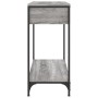Mesa consola madera de ingeniería gris Sonoma 75x34,5x75 cm de , Mesas auxiliares - Ref: Foro24-834168, Precio: 60,86 €, Desc...