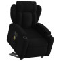 Sillón de masaje eléctrico reclinable elevable tela negro en Sillones | Comprar online en Foru.es