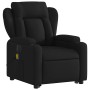 Sillón de masaje eléctrico reclinable elevable tela negro en Sillones | Comprar online en Foru.es