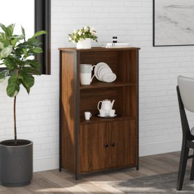 Aparador alto madera de ingeniería marrón roble 62x32x103,5 cm de , Aparadores - Ref: Foro24-834219, Precio: 72,50 €, Descuen...