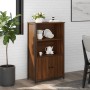 Aparador alto madera de ingeniería marrón roble 62x32x103,5 cm de , Aparadores - Ref: Foro24-834219, Precio: 72,50 €, Descuen...