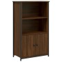 Aparador alto madera de ingeniería marrón roble 62x32x103,5 cm de , Aparadores - Ref: Foro24-834219, Precio: 72,50 €, Descuen...