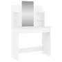 Tocador con espejo blanco 96x39x142 cm de , Tocadores para dormitorios - Ref: Foro24-837574, Precio: 96,56 €, Descuento: %