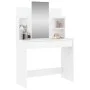 Tocador con espejo blanco 96x39x142 cm de , Tocadores para dormitorios - Ref: Foro24-837574, Precio: 96,56 €, Descuento: %