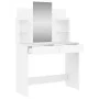 Tocador con espejo blanco 96x39x142 cm de , Tocadores para dormitorios - Ref: Foro24-837574, Precio: 96,56 €, Descuento: %