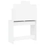 Tocador con espejo blanco 96x39x142 cm de , Tocadores para dormitorios - Ref: Foro24-837574, Precio: 96,56 €, Descuento: %