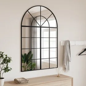 Espejo de pared arco de hierro negro 80x120 cm de , Espejos - Ref: Foro24-3200608, Precio: 152,88 €, Descuento: %